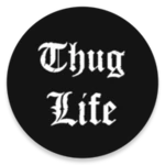 thuglife video maker android application logo